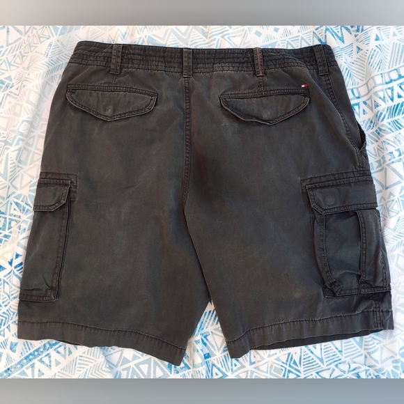 Summer Comfort 👍 Tommy Hilfiger Comfy Slate Cargo Shorts 38 - Picture 2 of 5
